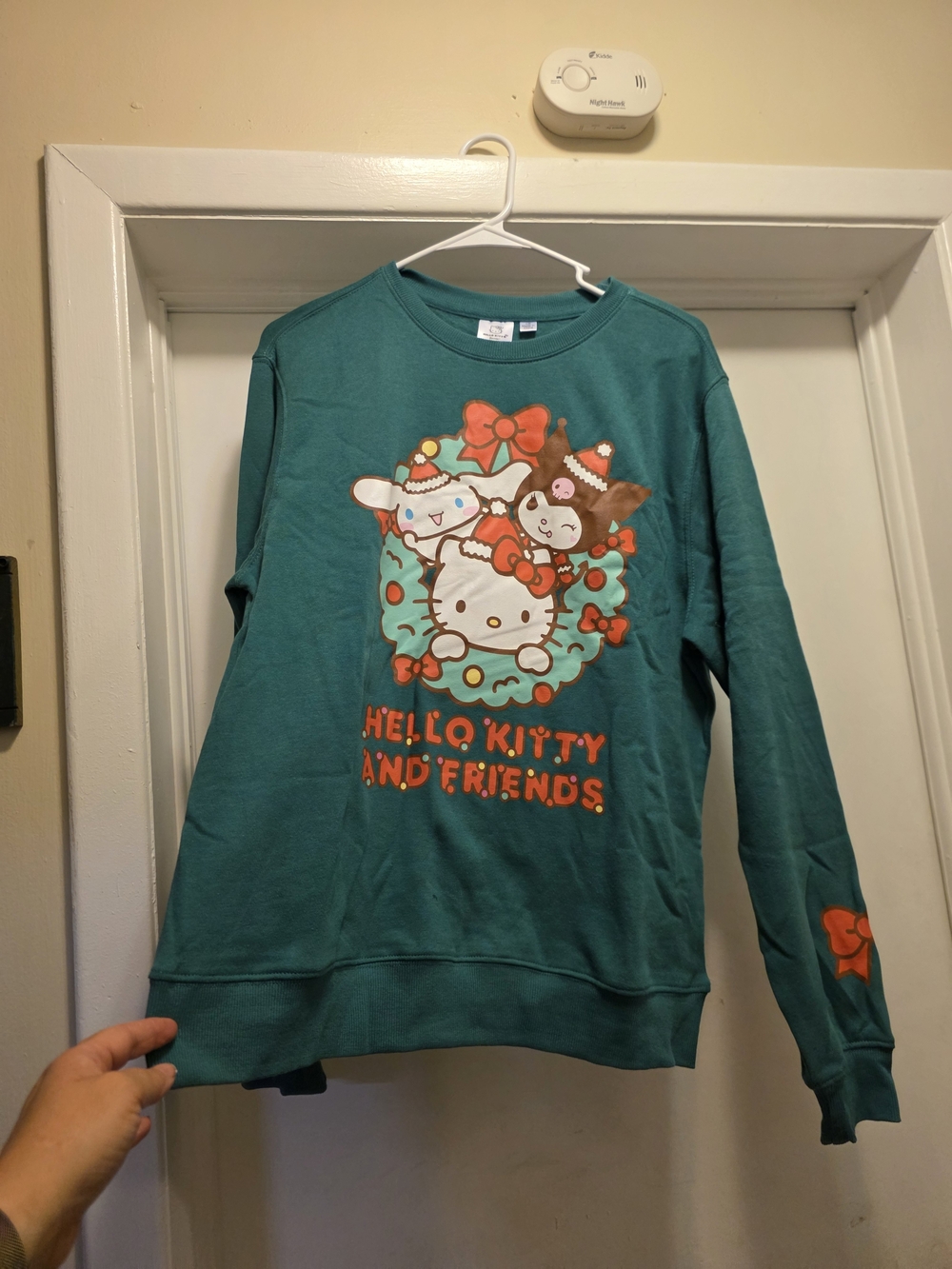 Hello Kitty Teal Crewneck Sweatshirt